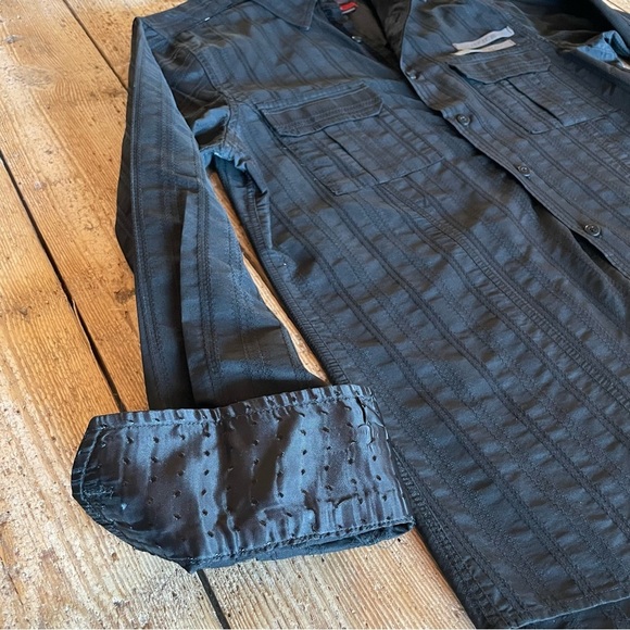 English Laundry Beatles “Let It Be” Black Embroidered Shirt Sz Small - Picture 4 of 10